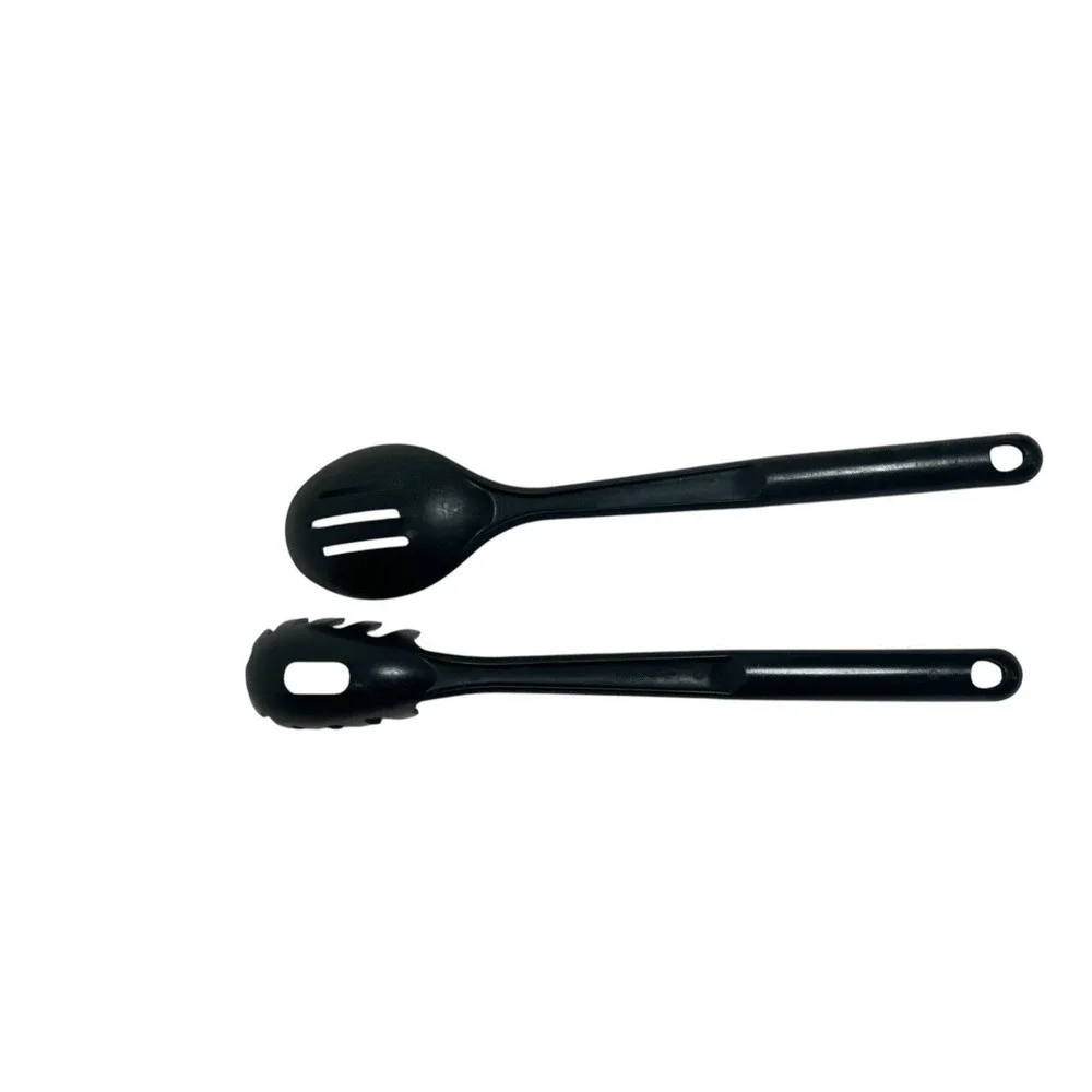 Tupperware Slotted Spoon and Spaghetti Pasta Spoon 12